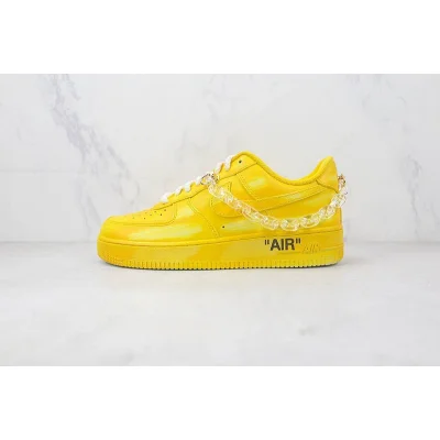 Nike Air Force 1 Low "Neon Yellow/Chain" фото № 2