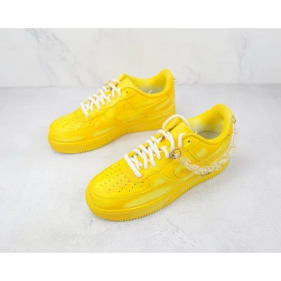 Nike Air Force 1 Low "Neon Yellow/Chain" фото № 5