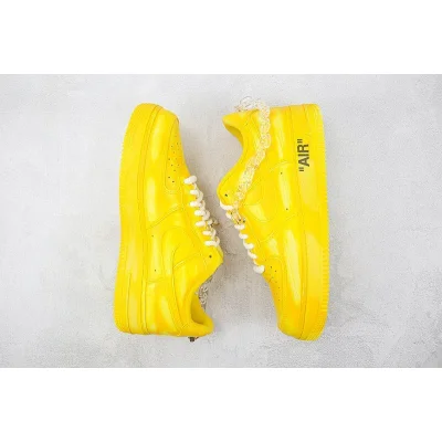 Nike Air Force 1 Low "Neon Yellow/Chain" фото № 6