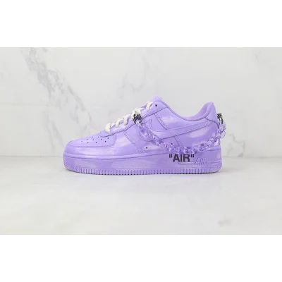 Nike Air Force 1 Low "Neon Purple/Chain" фото № 2