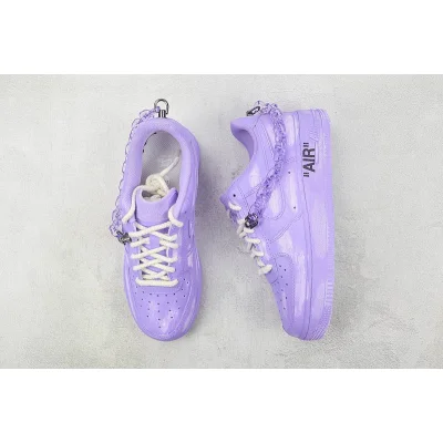 Nike Air Force 1 Low "Neon Purple/Chain" фото № 7