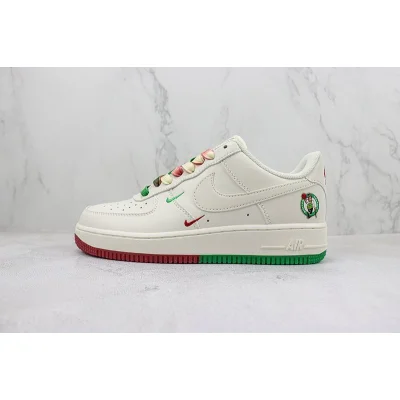 Nike Air Force 1 Low "Cream White/Green/Red" фото № 2