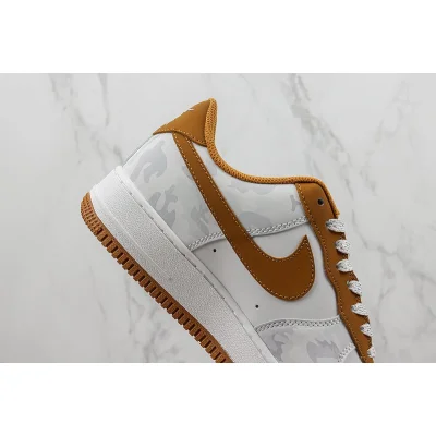 Nike Air Force 1 Low "White/Brown/Grey Khaki" фото № 3 Nike Air Force 1 Low "White/Brown/Grey Khaki" фото № 3