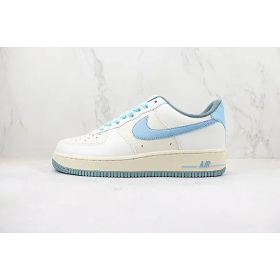 Nike Air Force 1’07 Low "Beige/White/Light Blue" фото № 2