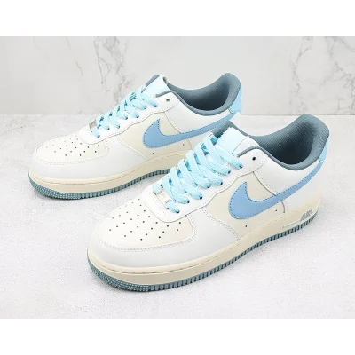 Nike Air Force 1’07 Low "Beige/White/Light Blue" фото № 5