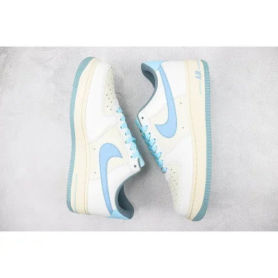 Nike Air Force 1’07 Low "Beige/White/Light Blue" фото № 7