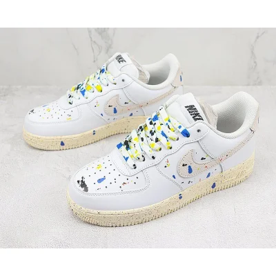 Nike Air Force 1 Low "White with Paint" фото № 5
