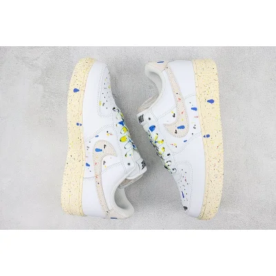 Nike Air Force 1 Low "White with Paint" фото № 6