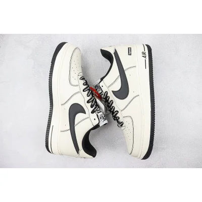 Supreme x Nike Air Force 1 07 Low "Rice White/Black" фото № 7