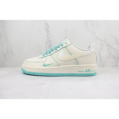 Nike Air Force 1 Low "Sail White/Mint Blue/Swoosh" фото № 2