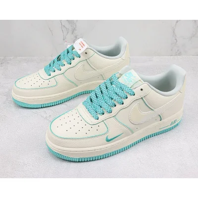 Nike Air Force 1 Low "Sail White/Mint Blue/Swoosh" фото № 5