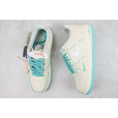 Nike Air Force 1 Low "Sail White/Mint Blue/Swoosh" фото № 7