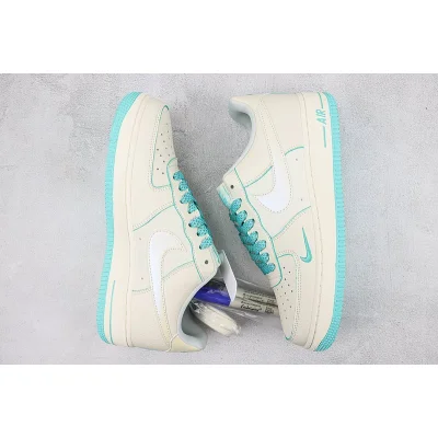 Nike Air Force 1 Low "Sail White/Mint Blue/Swoosh" фото № 6