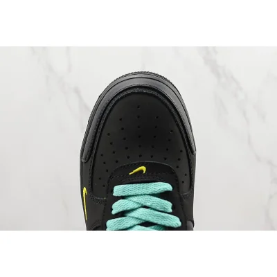 Tiffany & Co. x Nike Air Force 1 Low "Black/Tiffany Blue/Neon Green Swoosh" фото № 4
