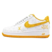 Louis Vuitton x Nike Air Force 1 Low "Yellow/White/Sliver"