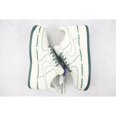 Uninterrupted x Nike Air Force 1 Low "White and Green Graffiti" фото № 6