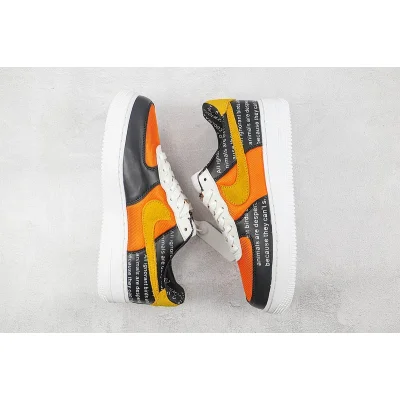 Nike Air Force 1 Low "Ignorant Black/Orange/Yellow" фото № 7 Nike Air Force 1 Low "Ignorant Black/Orange/Yellow" фото № 7