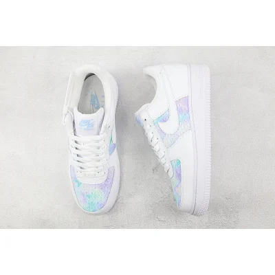 Nike Air Force 1 Low "White/Space Purple/Blue" фото № 6