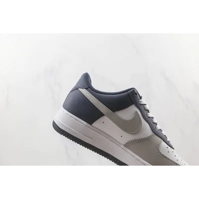 Nike Air Force 1 Low "Midnight Navy/White/Light Grey" фото № 3