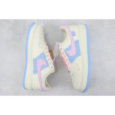 Nike Air Force 1 Low "QSSail White/Blue/Pink" фото № 6