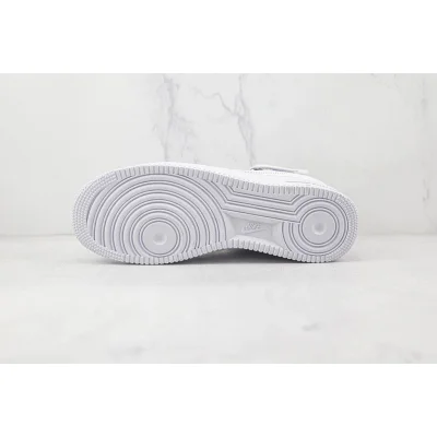 Louis Vuitton x Nike Air Force 1 Mid "Triple White/Metallic Gold" фото № 6