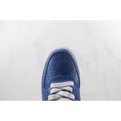 Louis Vuitton x Nike Air Force 1 Low "Blue/White/Monogram" фото № 4