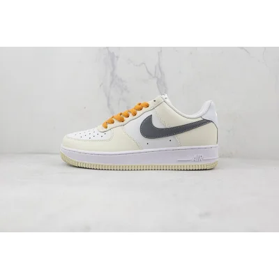 Nike Air Force 1 07 Low "White/Beige/Orange" фото № 2 Nike Air Force 1 07 Low "White/Beige/Orange" фото № 2