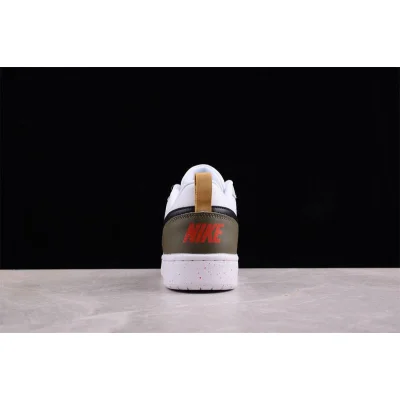 Nike Court Borough Low Recraft GS "White Olive Tan" фото № 5