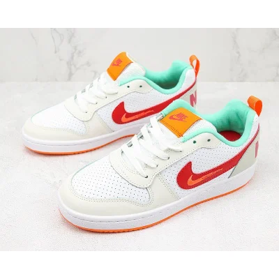 Nike Court Borough Low 2 "Summit White/University Red" фото № 5