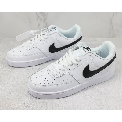 Nike Court Vision Low "White/Black" фото № 5