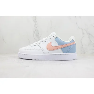 Nike Court Vision Low "White/Pink/Blue" фото № 2