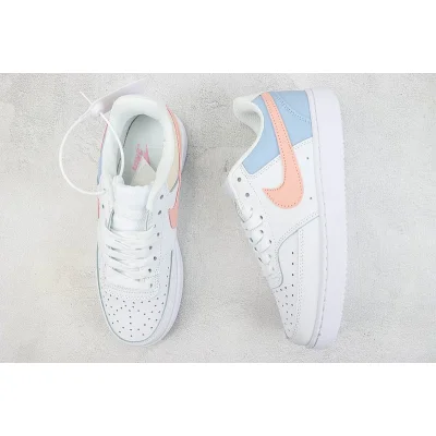 Nike Court Vision Low "White/Pink/Blue" фото № 7