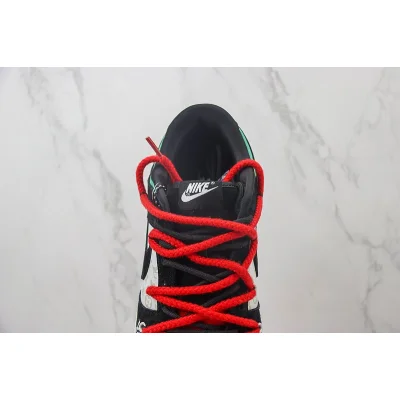 Louis Vuitton x Nike Dunk Low "Black/Red/Tuquoise/Monogram" фото № 5