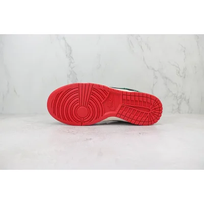 Louis Vuitton x Nike Dunk Low "Black/Red/Tuquoise/Monogram" фото № 8