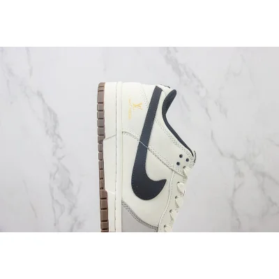 Louis Vuitton x Nike Dunk Low "Simplified White/Crow Black/Grey" фото № 3