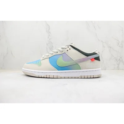 Nike Dunk Low "Grey/Rainbow" фото № 2
