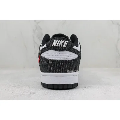 Levis x Nike SB Dunk Low "Black/White" фото № 9