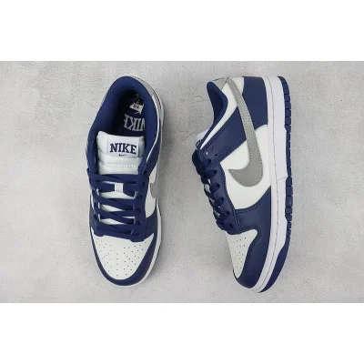 Nike Dunk Low "Summit White Midnight Navy" фото № 7