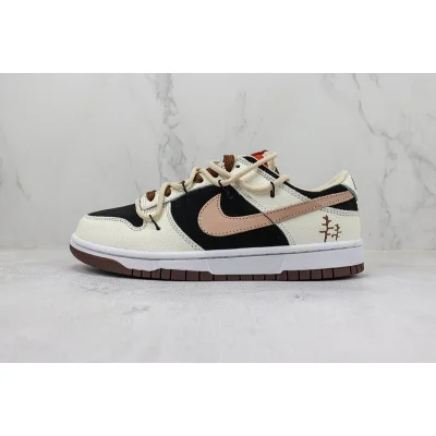 Nike Dunk Low Retro "Cream/Beige/Black" фото № 2