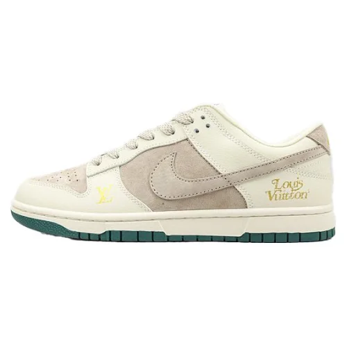 Louis Vuitton x Nike Dunk Low "Ivory/Green/Beige"