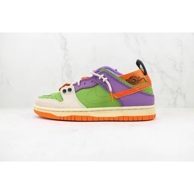 EJDER x Nike Dunk Low "Multi-Element/Green/Purple" фото № 2