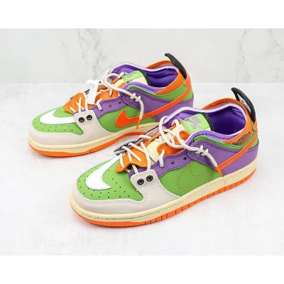 EJDER x Nike Dunk Low "Multi-Element/Green/Purple" фото № 5