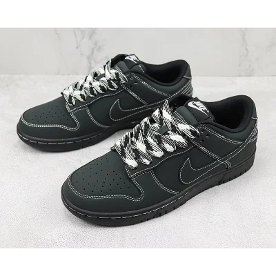 Nike Dunk Low "Pure Black" фото № 5