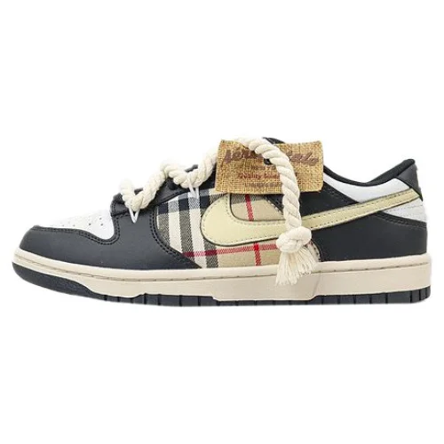 Nike Dunk Low "Beige Tartan/Black/White"
