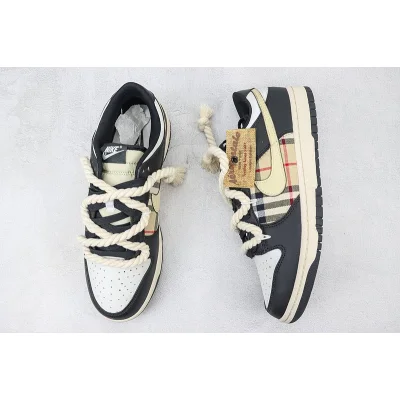 Nike Dunk Low "Beige Tartan/Black/White" фото № 6
