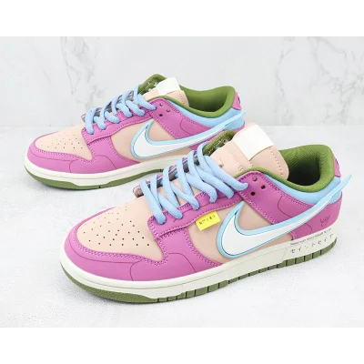 Saint Seiya x Nike Dunk Low "Lilac/Pink/Blue" фото № 5