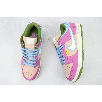 Saint Seiya x Nike Dunk Low "Lilac/Pink/Blue" фото № 6