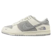 The North Face x Nike Dunk Low "Wolf Grey/Cream/Mini Swoosh"