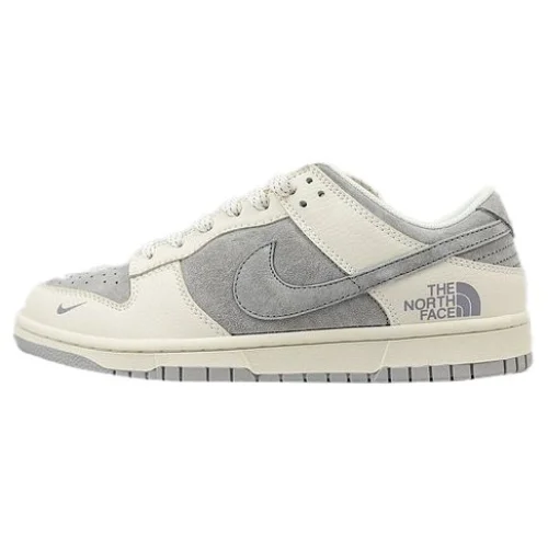 The North Face x Nike Dunk Low "Wolf Grey/Cream/Mini Swoosh"