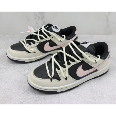 Nike Dunk SB Low "White/Black/Pink" фото № 5